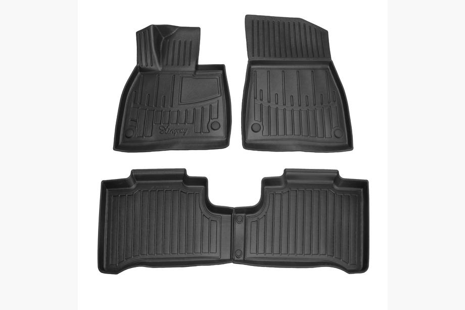 Mercedes EQE Stingray 3D gumijasti tepihi za kabino (4 kosi) Image