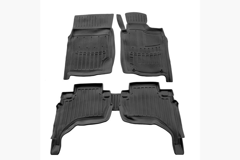 Mitsubishi L200 2006–2015 Gumijaste preproge Stingray 3D (volan na desni, 5 kos) Image