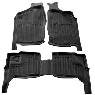 Stingray 3D gumijasti tepihi za notranjost (za Navara (D22), desni volan, 3 kosi) Nissan NP300 1999–2015
