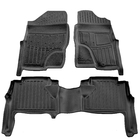 Nissan Navara 2006–2015 Gumijasti talni tepihi Stingray 3D (desni volan, 3 kosi) fotografija 1