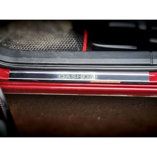 Obloge pragov (Carmos V1, 4 kos, nerjavno jeklo) Nissan Qashqai 2010–2014 fotografija 2