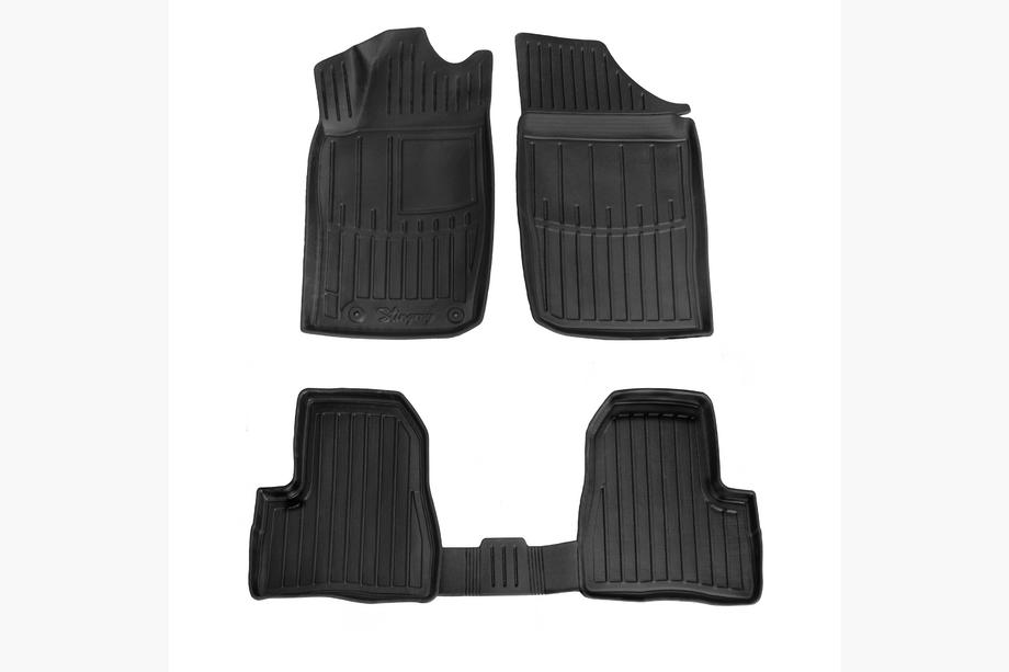Peugeot 206 1998–2024 Stingray 3D gumijasti tepihi za kabino (4 kosi) Image