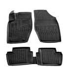 Peugeot 307 2001–2008 Gumijaste talne preproge Stingray 3D za kabino (5 kos) fotografija 1