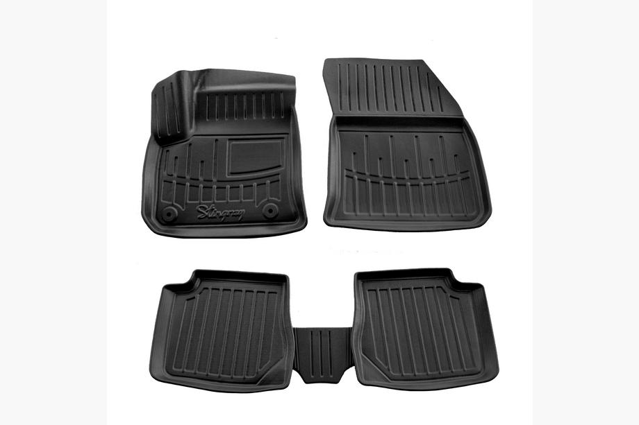 Peugeot 2008 2019– Gumijasti tepihi Stingray 3D (Electro, 5 kos) Image