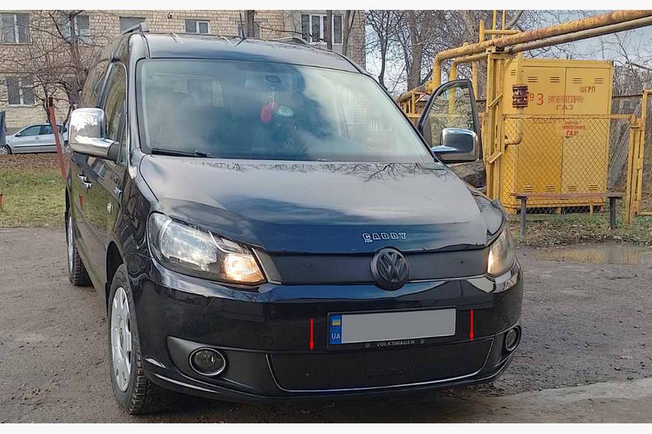 Volkswagen Caddy 2010–2015 Zimski pokrov maske (spodnji) Image