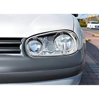 Pokrovi žarometov »očala« V2 (2 kos, plastika) Volkswagen Golf 4 1997–2006 fotografija 1