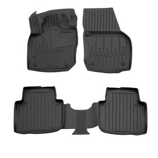Stingray 3D gumijasti tepihi za kabino (4 kosi) Skoda Kodiaq 2023–