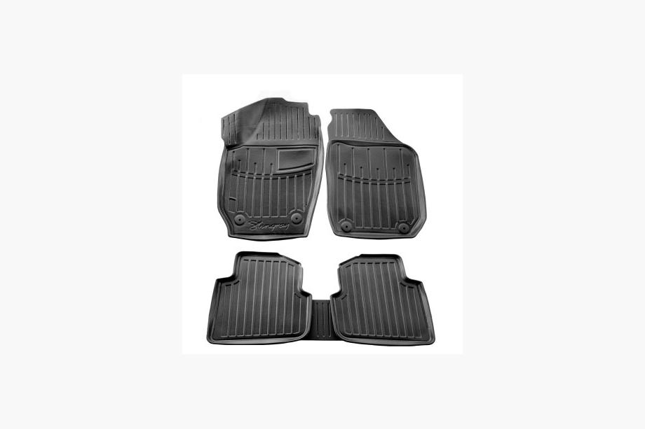 Skoda Roomster 2006–2015 Gumijaste talne preproge Stingray 3D za kabino (5 kos) Image