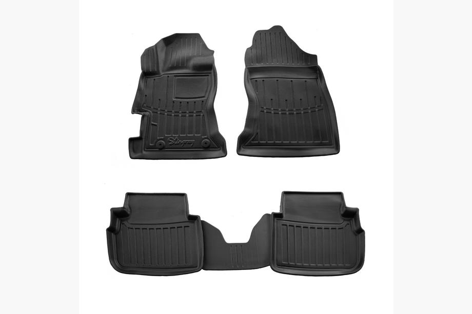 Subaru Impreza 2016–2023 Gumijaste talne preproge Stingray 3D za kabino (5 kos) Image