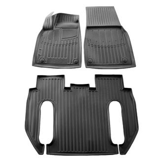 Stingray 3D gumijasti tepihi za kabino (za Plaid, 6-sedežni, 3 kosi)