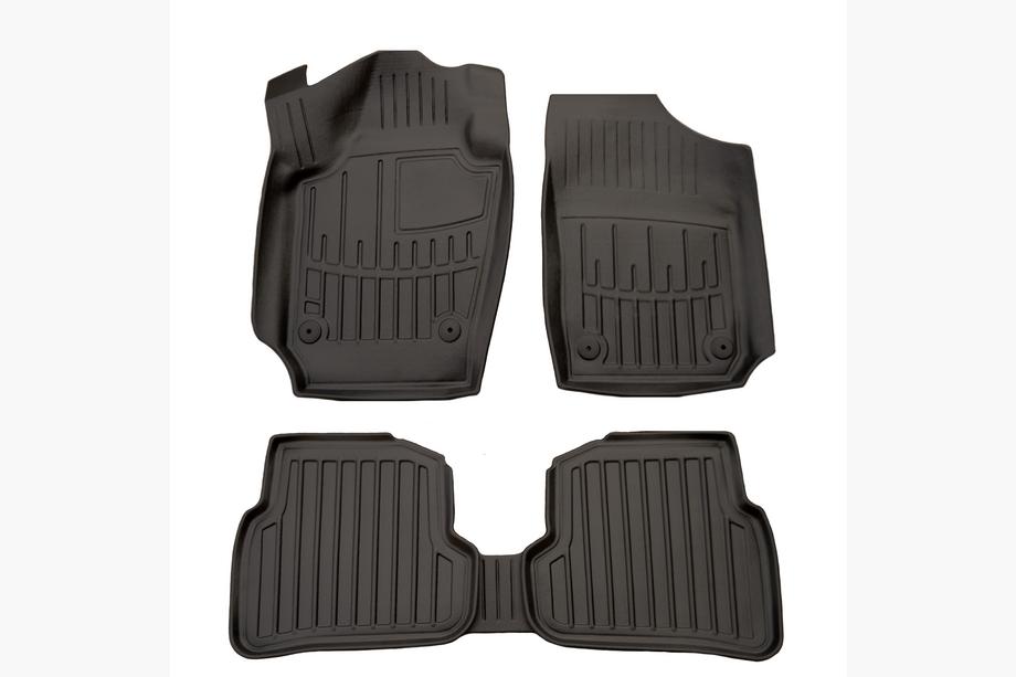 Volkswagen Polo 2010–2017 Gumijaste talne preproge Stingray 3D za kabino (5 kos) Image