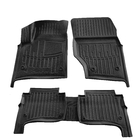 Volkswagen Touareg 2002–2010 Gumijaste talne preproge Stingray 3D za kabino (5 kos) fotografija 1