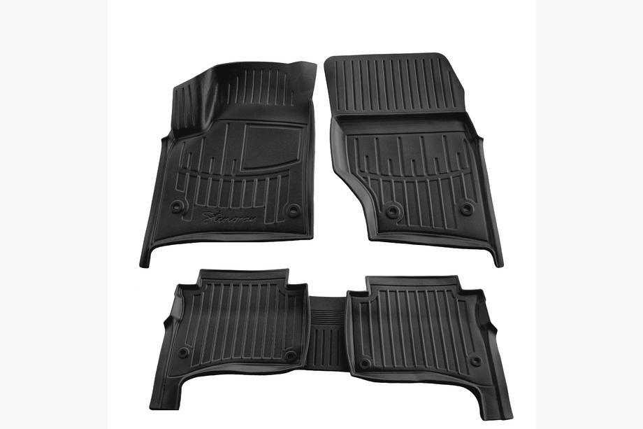 Volkswagen Touareg 2002–2010 Gumijaste talne preproge Stingray 3D za kabino (5 kos) Image