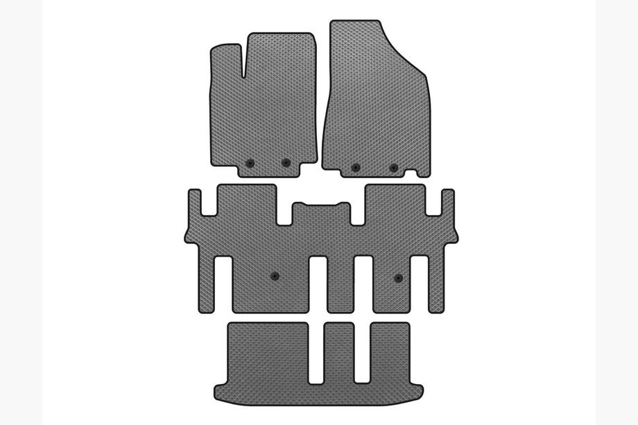 Nissan Pathfinder R52 2012–2021 EVA preproge za notranjost (3 vrste, siva) Image