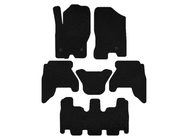 Nissan Pathfinder R51 2005–2014 Tekstilne preproge za avto Classic V1 (3 vrste, črna, 2010-2014) fotografija 1