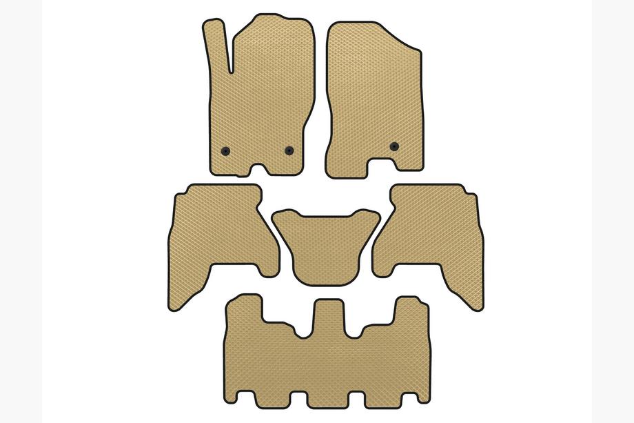 Nissan Pathfinder R51 2005–2014 EVA preproge za notranjost (3 vrste, bež, 2010-2014) Image