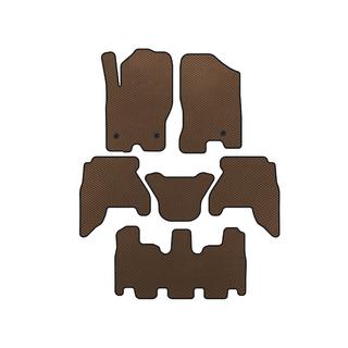 EVA tepihi (3 vrste, rjavi, 2010-2014) Nissan Pathfinder R51 2005–2014