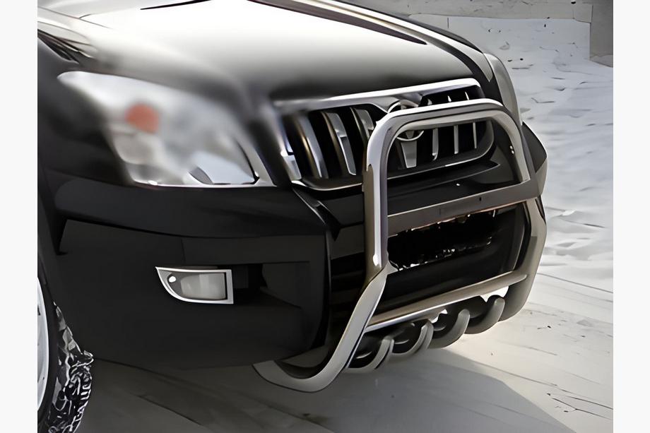 Toyota Land Cruiser Prado 120 2002–2009 Visok zaščitni lok (nerjavno jeklo) Image