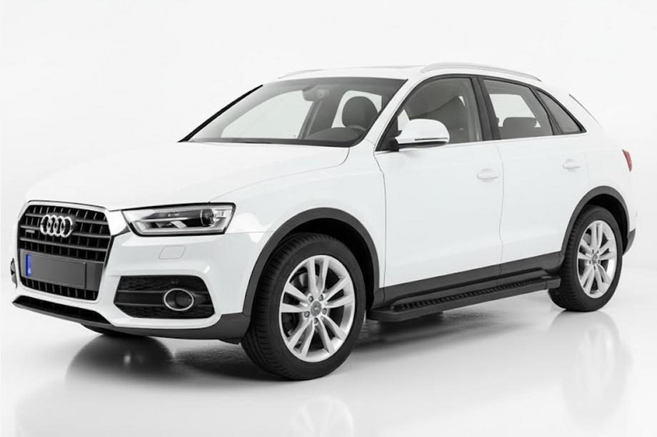 Audi Q3 2011–2019 Bočne stopnice Allmond Black (2 kosa, aluminij) Image
