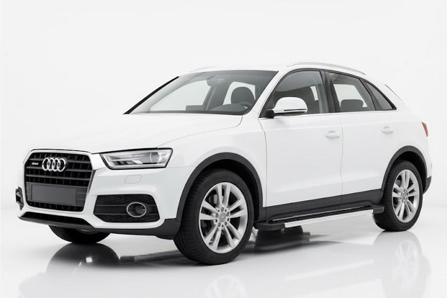 Audi Q3 2011–2019 Stranske stopnice RedLine V1 (2 kos, aluminij) Image