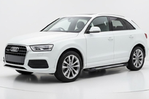 Audi Q3 2011–2019 Stranski pragovi Line (2 kos, aluminij) fotografija 1