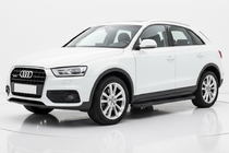 Audi Q3 2011–2019 Bočne stopnice Bosphorus Black (2 kos, aluminij) fotografija 1