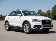 Audi Q3 2011–2019 Stranske stopnice RedLine Black (2 kosa, aluminij) fotografija 1