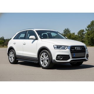 Stranske stopnice RedLine Black (2 kosa, aluminij) Audi Q3 2011–2019 fotografija 1