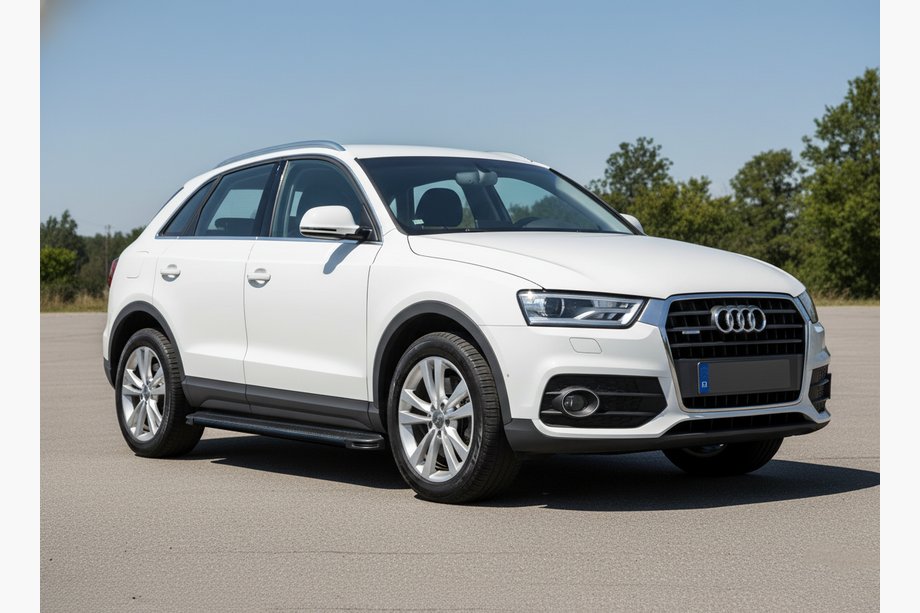 Audi Q3 2011–2019 Stranske stopnice RedLine Black (2 kosa, aluminij) Image