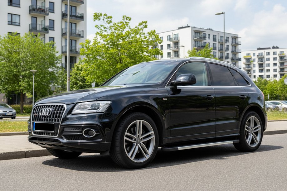 Audi Q5 2008–2017 Stranske stopnice RedLine V1 (2 kos, aluminij) Image