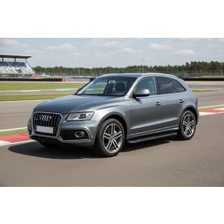 Bočne stopnice Bosphorus Black (2 kos, aluminij) Audi Q5 2008–2017 fotografija 1