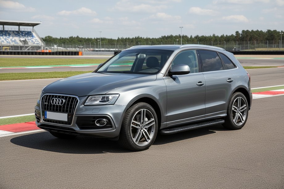 Audi Q5 2008–2017 Bočne stopnice Bosphorus Black (2 kos, aluminij) Image