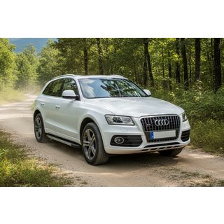 Bočne stopnice Duru (2 kosa, aluminij) Audi Q5 2008–2017 fotografija 1