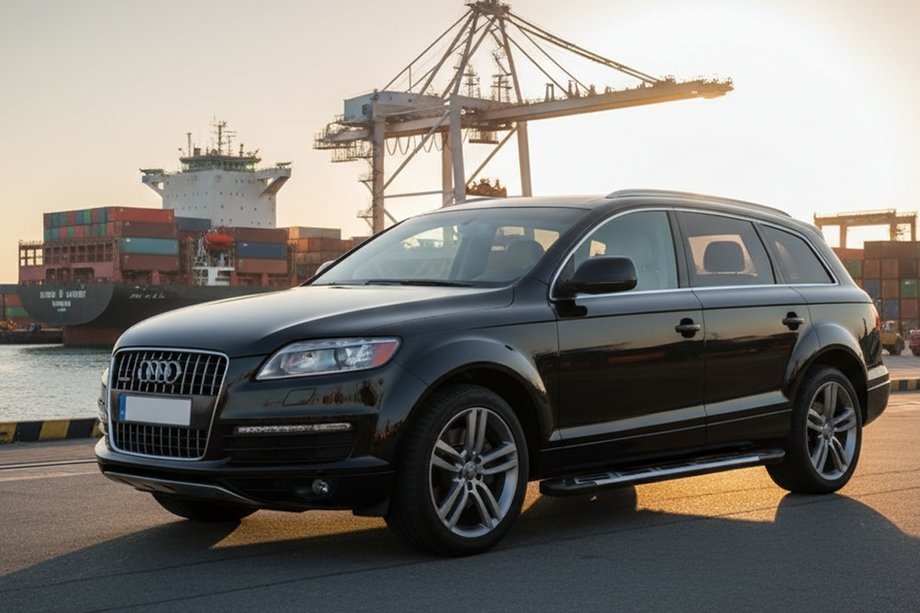 Audi Q7 2005–2015 Stranske stopnice Sunrise (2 kos, aluminij) Image