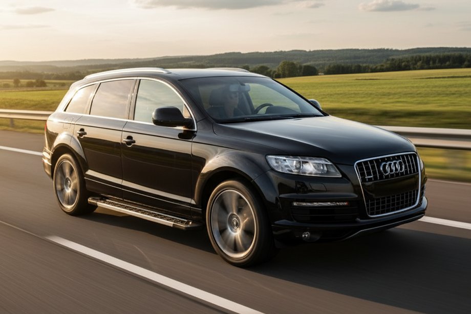 Audi Q7 2005–2015 Stranske stopnice RedLine V1 (2 kos, aluminij) Image