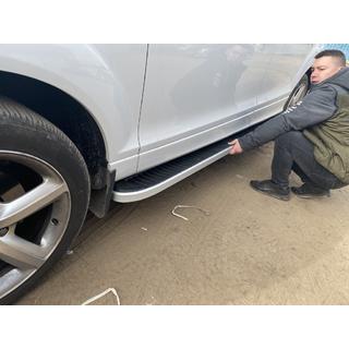 Bočne stopnice Tayga (2 kos, aluminij) Audi Q7 2005–2015 fotografija 2