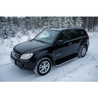 Stranske stopnice Tayga (2 kosa, aluminij) fotografija 1