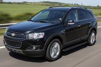 Chevrolet Captiva 2006–2019 Bočne stopnice Allmond Black (2 kosa, aluminij) fotografija 1