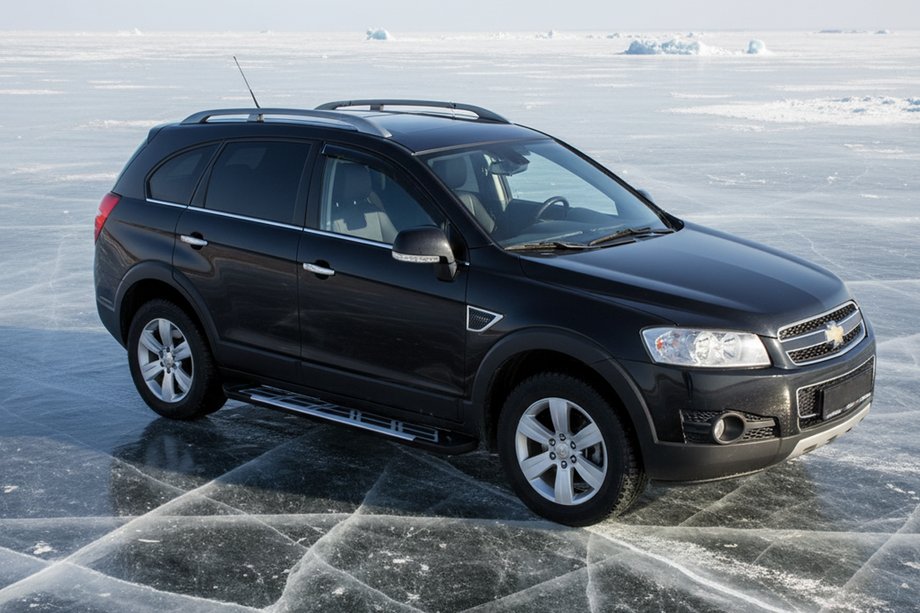 Chevrolet Captiva 2006–2019 Stranske stopnice Sunrise (2 kos, aluminij) Image