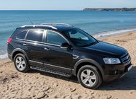Chevrolet Captiva 2006–2019 Stranske stopnice RedLine Black (2 kosa, aluminij) fotografija 2