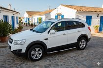 Chevrolet Captiva 2006–2019 Stranski pragovi Tayga Grey (2 kosa, aluminij) fotografija 1