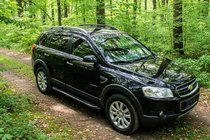 Chevrolet Captiva 2006–2019 Bočne stopnice Bosphorus Black (2 kos, aluminij) fotografija 1