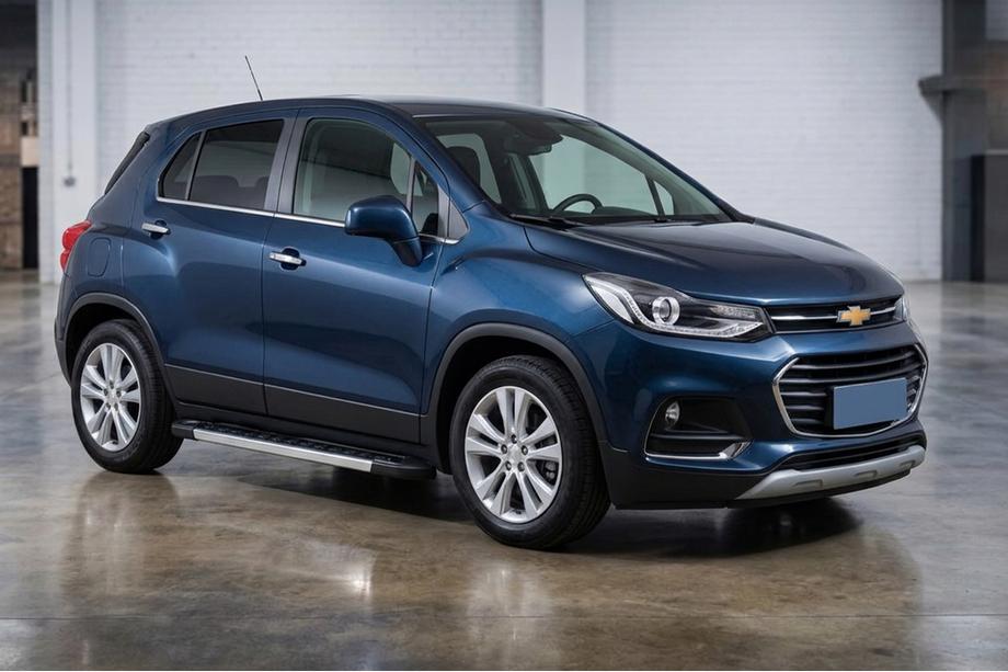 Chevrolet Trax 2012–2023 Stranske stopnice RedLine V1 (2 kos, aluminij) Image
