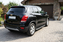 Chevrolet Trax 2012–2023 Stranski pragovi Maydos V1 (2 kos, aluminij ↗ nerjaveče jeklo) fotografija 1