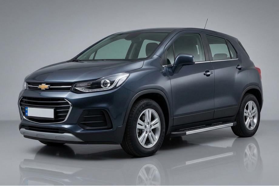 Chevrolet Trax 2012–2023 Bočne stopnice Duru (2 kosa, aluminij) Image