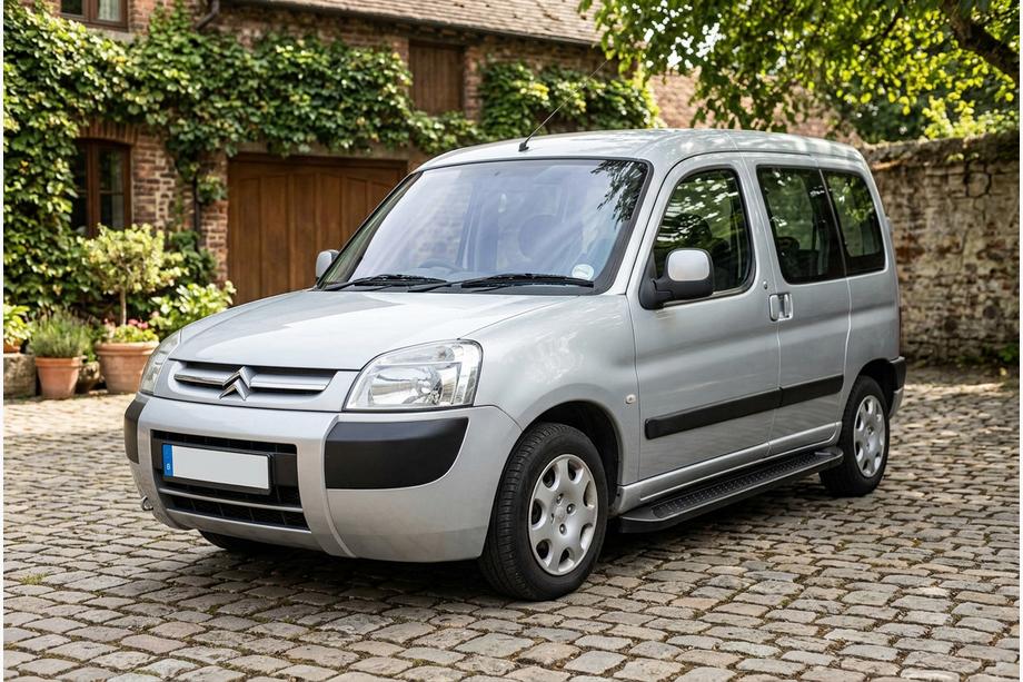 Citroen Berlingo 1996–2008 Bočne stopnice Allmond Black (2 kos, aluminij) Image