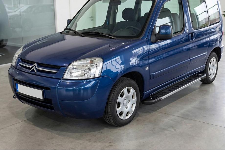 Citroen Berlingo 1996–2008 Bočne stopnice RedLine V1 (2 kosa, aluminij) Image