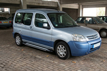 Citroen Berlingo 1996–2008 Stranske stopnice Rainbow (2 kos, aluminij) fotografija 1