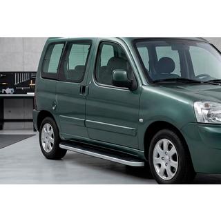Stranske stopnice Tayga Grey (2 kos, aluminij) Peugeot Partner 1996–2008 fotografija 1