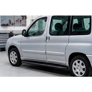 Bočne stopnice Bosphorus Black (2 kos, aluminij) Peugeot Partner 1996–2008 fotografija 1